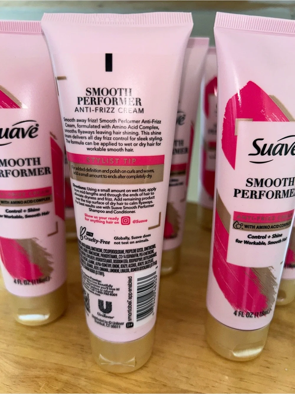 10 Suave Smooth Performer Anti-Frizz Styling Smoothing Cream Control Shine 4oz